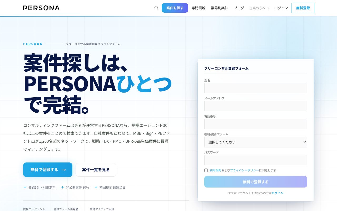 Activated Trigger が運営する PERSONA のサイト